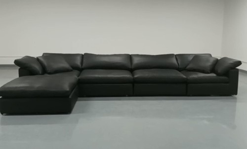 Leather sofa - leather,